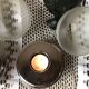 Trio of designer tealight holders