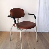 Set of 8 armchairs and chairs 420-44 Strafor-Steelcase