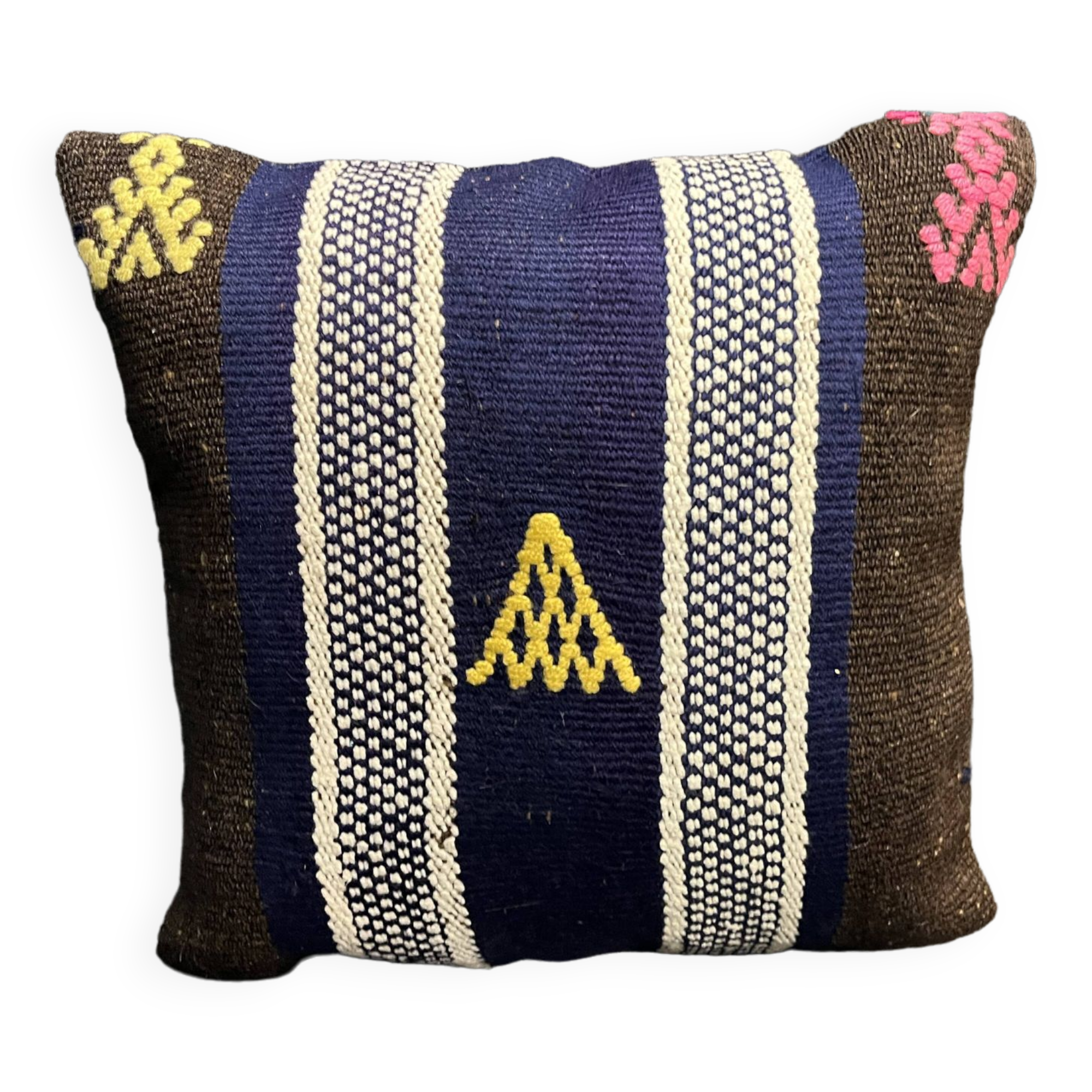 Blue Black Pillow