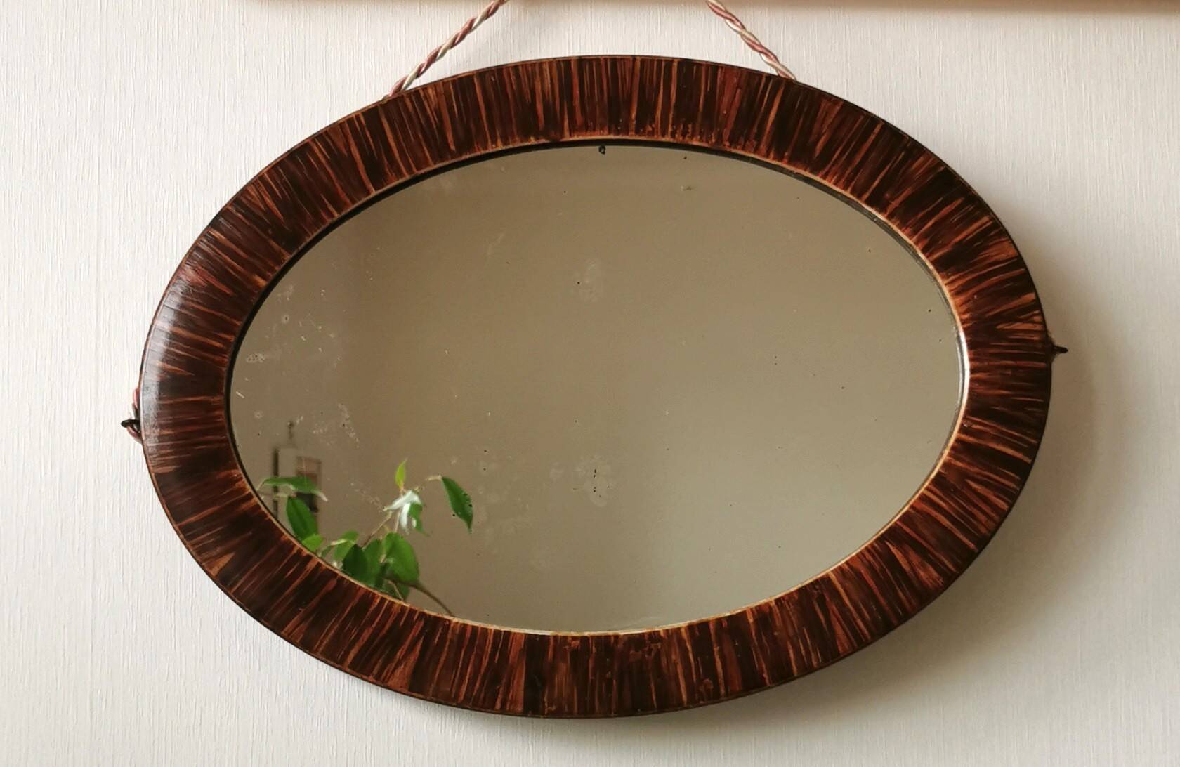 Oval mirror