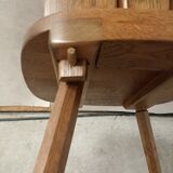 Set of 4 brutalist chairs style Franciszek Aplewicz