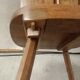 Set of 4 brutalist chairs style Franciszek Aplewicz