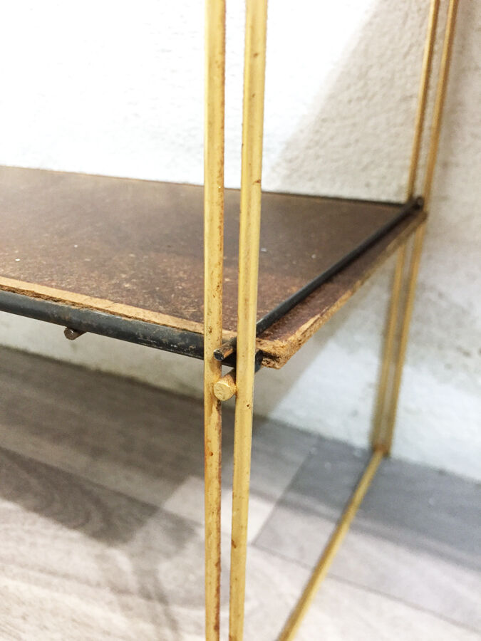 Shelf triple wall string vintage 1960