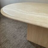 Table basse en travertin années 70