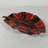 Plat "feuille" Vallauris
