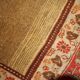 Handmade antique Persian Tabriz rug 121cm x 167cm 1900s