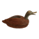Ceramic and Brass Duck Catchall, Tarzia Firenze, Italian Work,