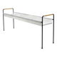 Carl Aubock Jardinière, table ou banc pour plantes, bac à fleurs, fer et osier