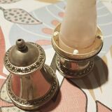 Poivrier en métal argenté