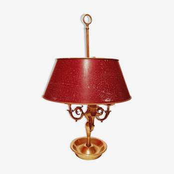 Lampe bouillotte style empire bronze/laiton doré
