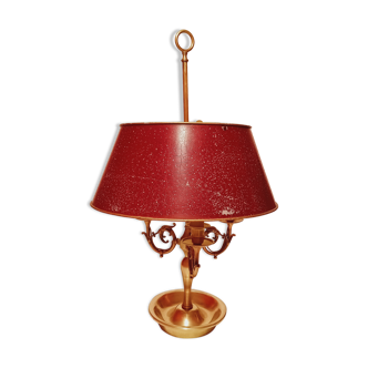 Hot water bottle lamp empire style bronze / golden brass