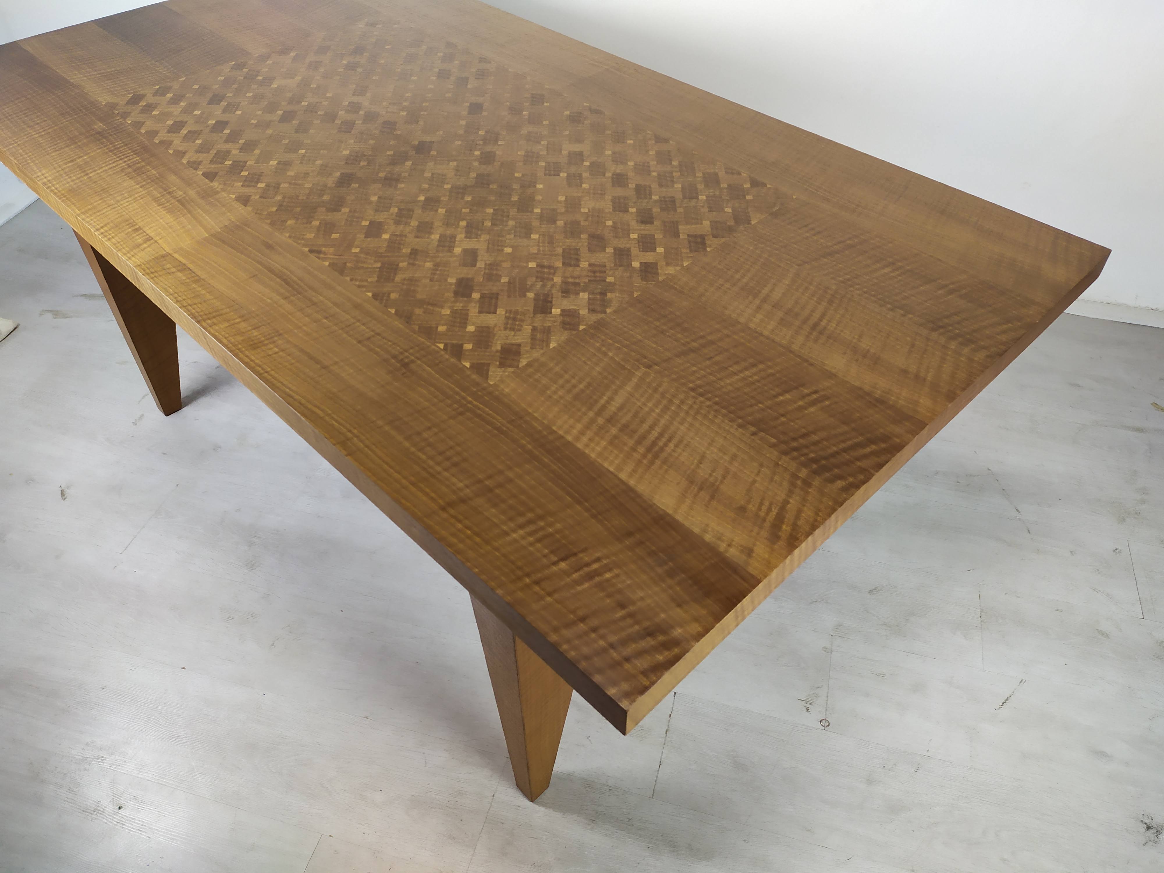 Table a rallonge pied compas