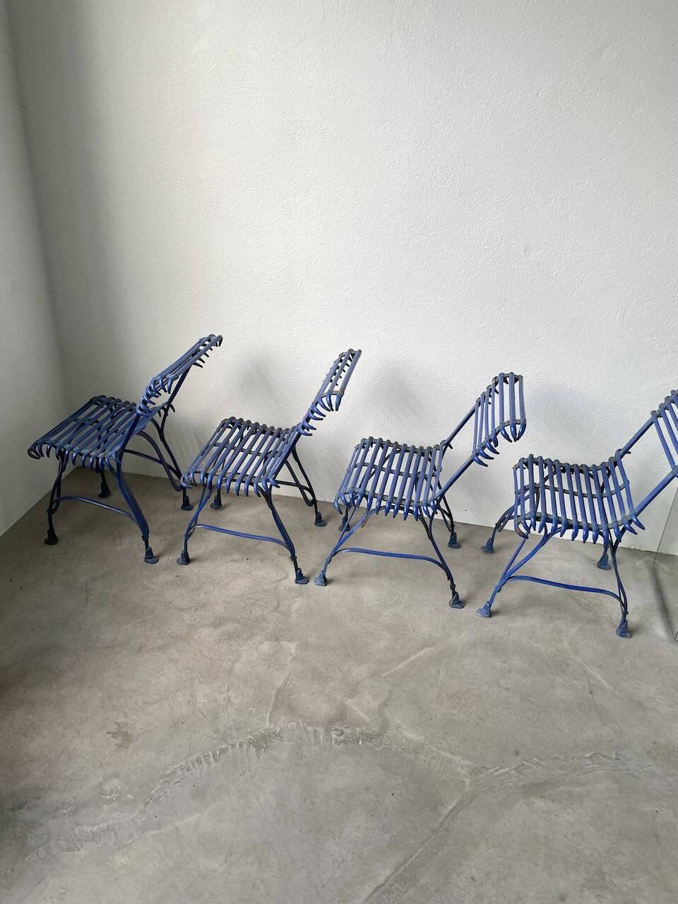 Series of 4 Arras chairs 1900