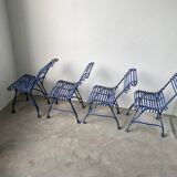 Series of 4 Arras chairs 1900