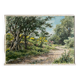 Watercolor Painting Jeep Nefkens (1926/1999) Watercolor "The Garden"