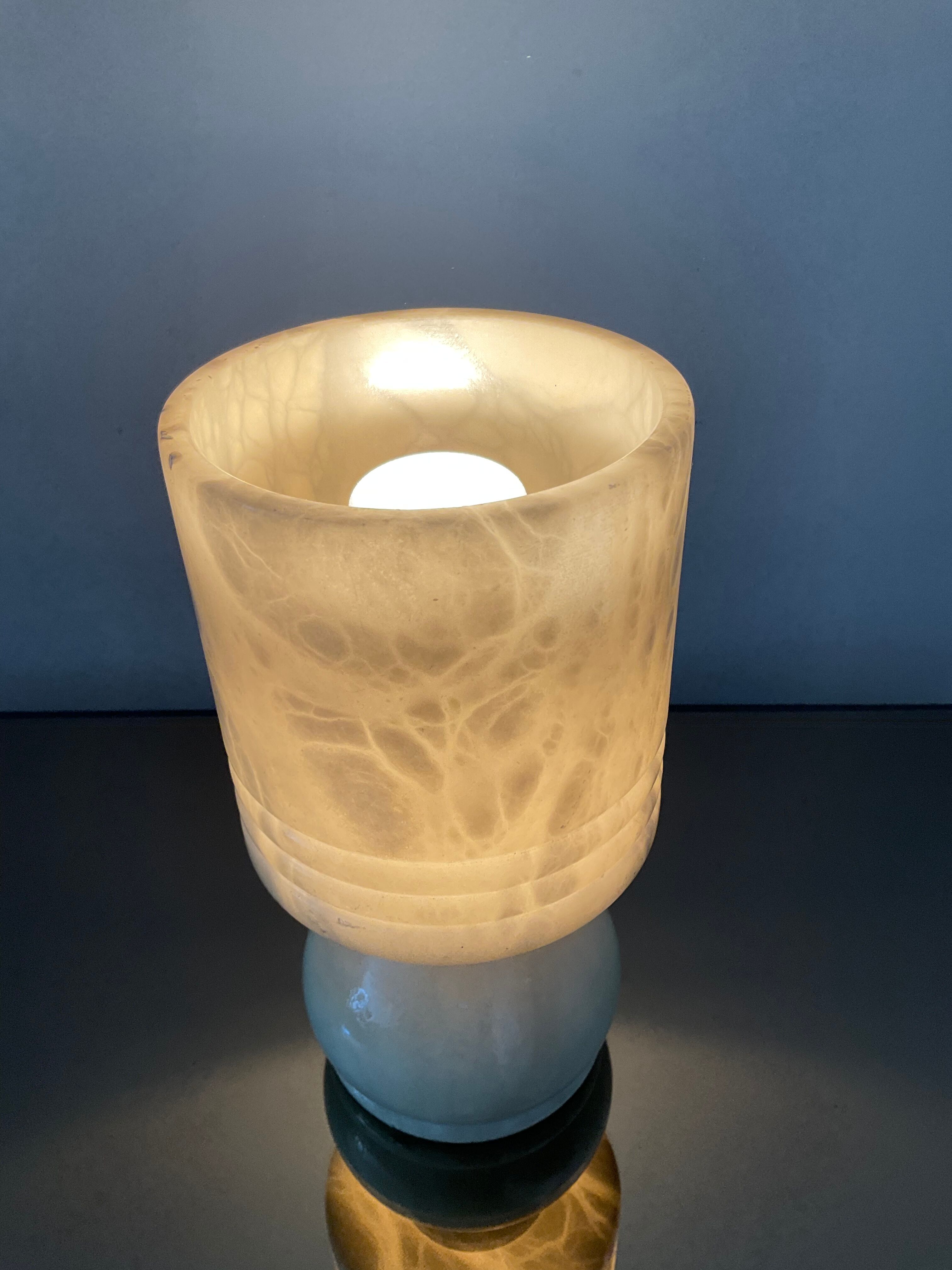 Alabaster lamp from the 70s