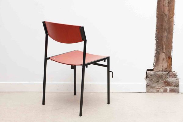 Chaises Gijs van der Sluis rouge