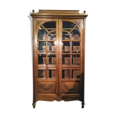 Louis XVI-style walnut bookcase