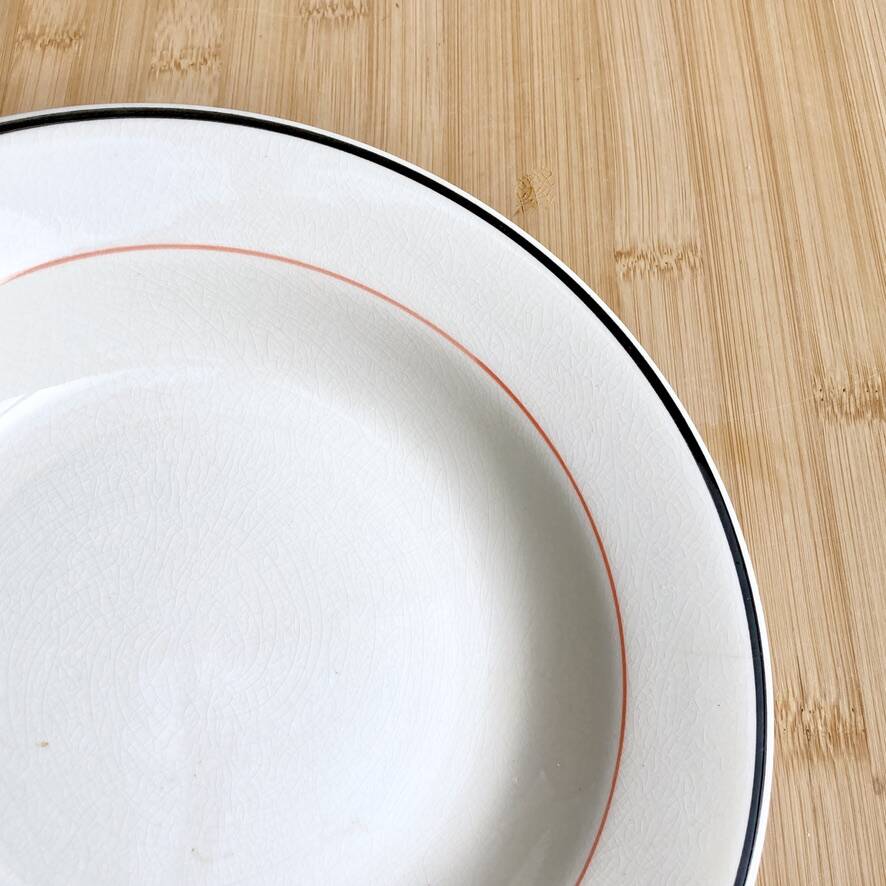 Duo vintage plates GIEN