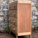 Commode art déco bois brut