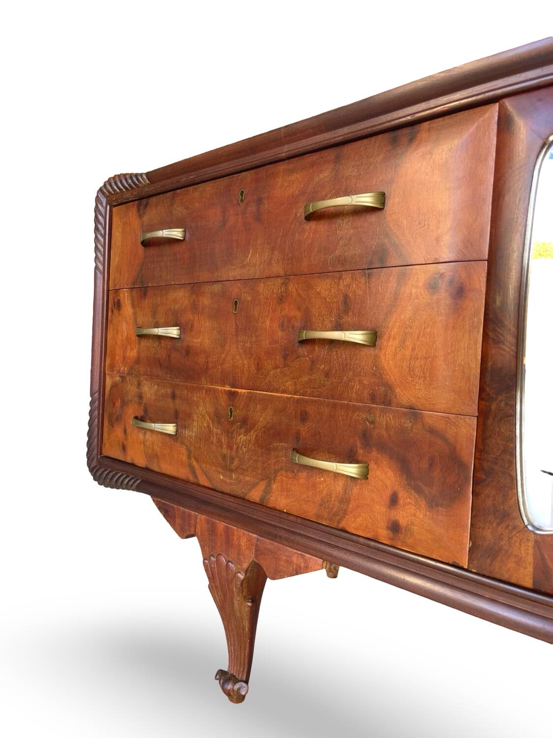 An art deco Italian chest of drawers, Italy 1940s/1950s