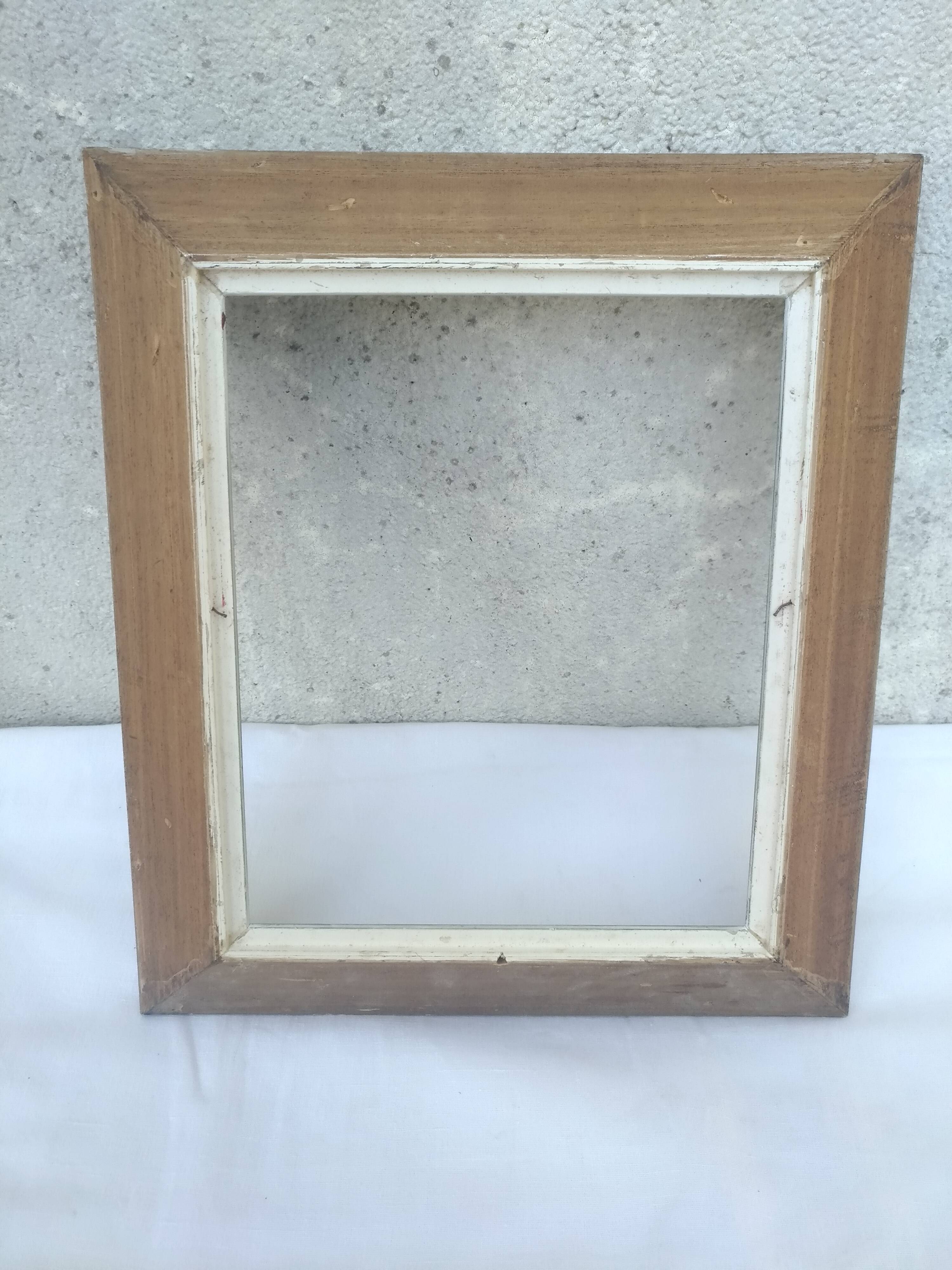 Painted wooden frame
