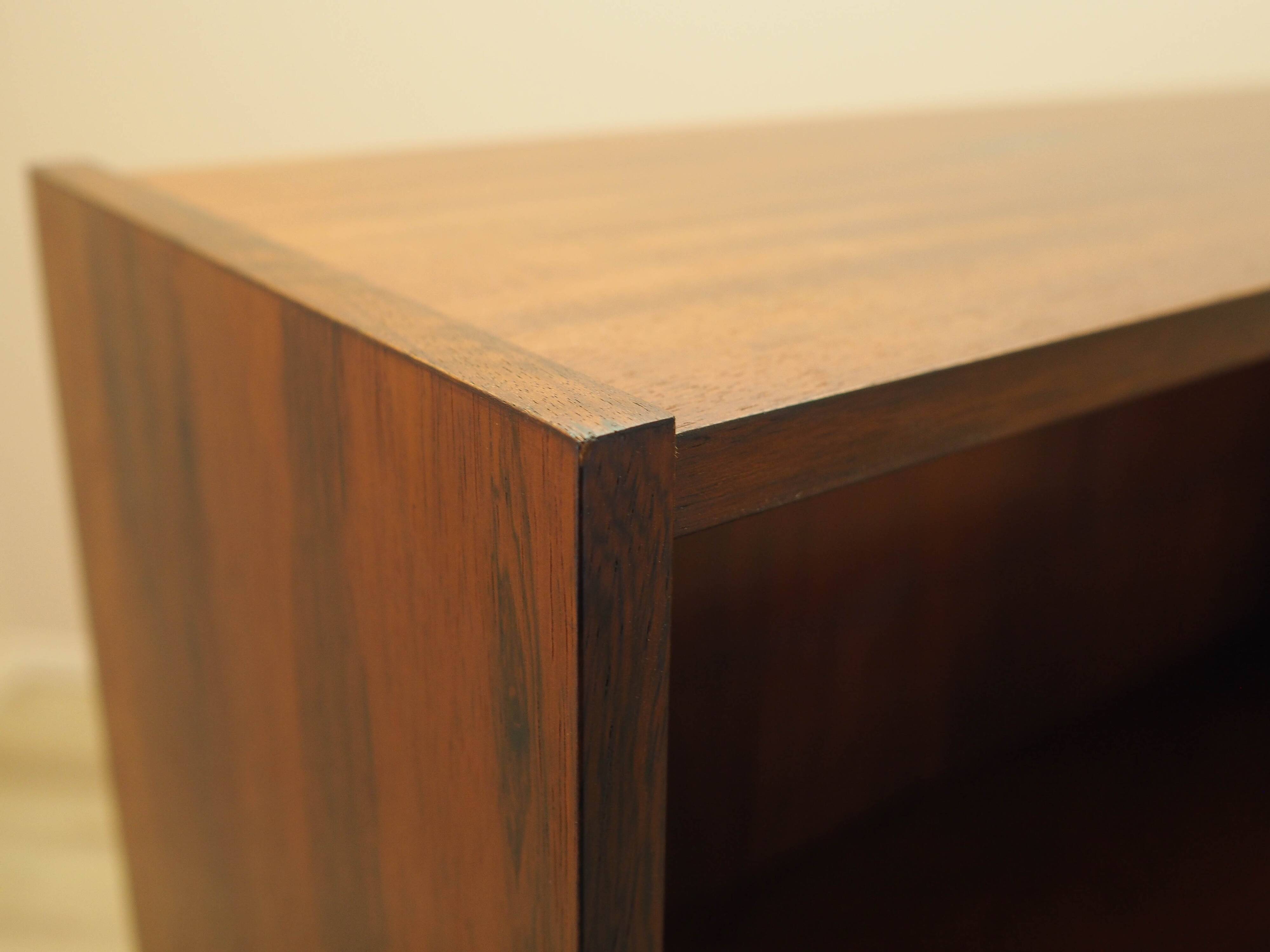 Rosewood bookcase, Danish design, 1970s, manufactured by Farsø Møbelfabrik