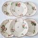 6 Assiettes Plates Terre de Fer Sarreguemines Modèle Rare de la Série Strasbourg