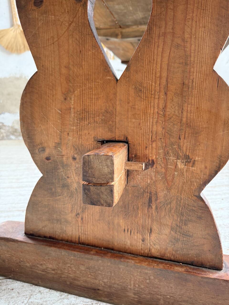 Monastery-style farmhouse table, pine, 210cm