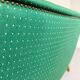 Old vintage green cocktail bean sofa from the 50s