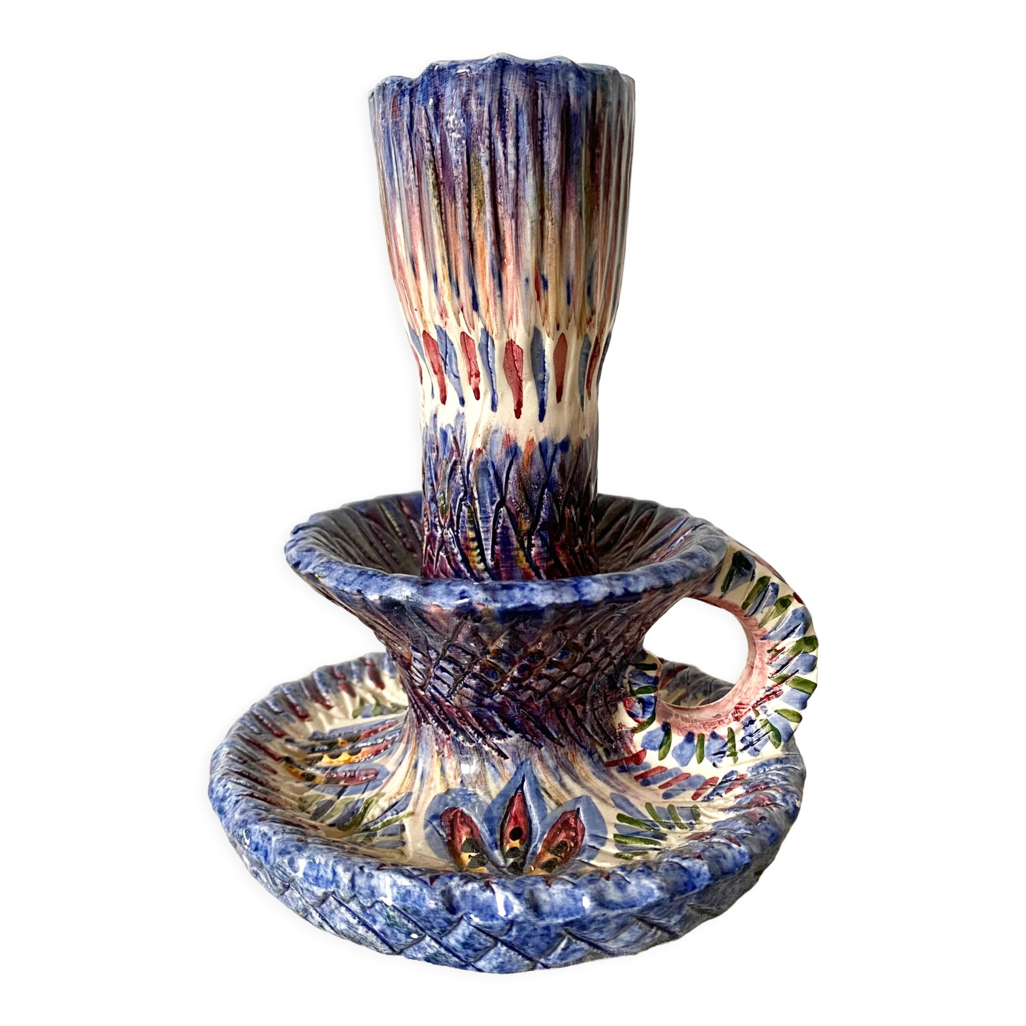 Brittany ceramic candle holder