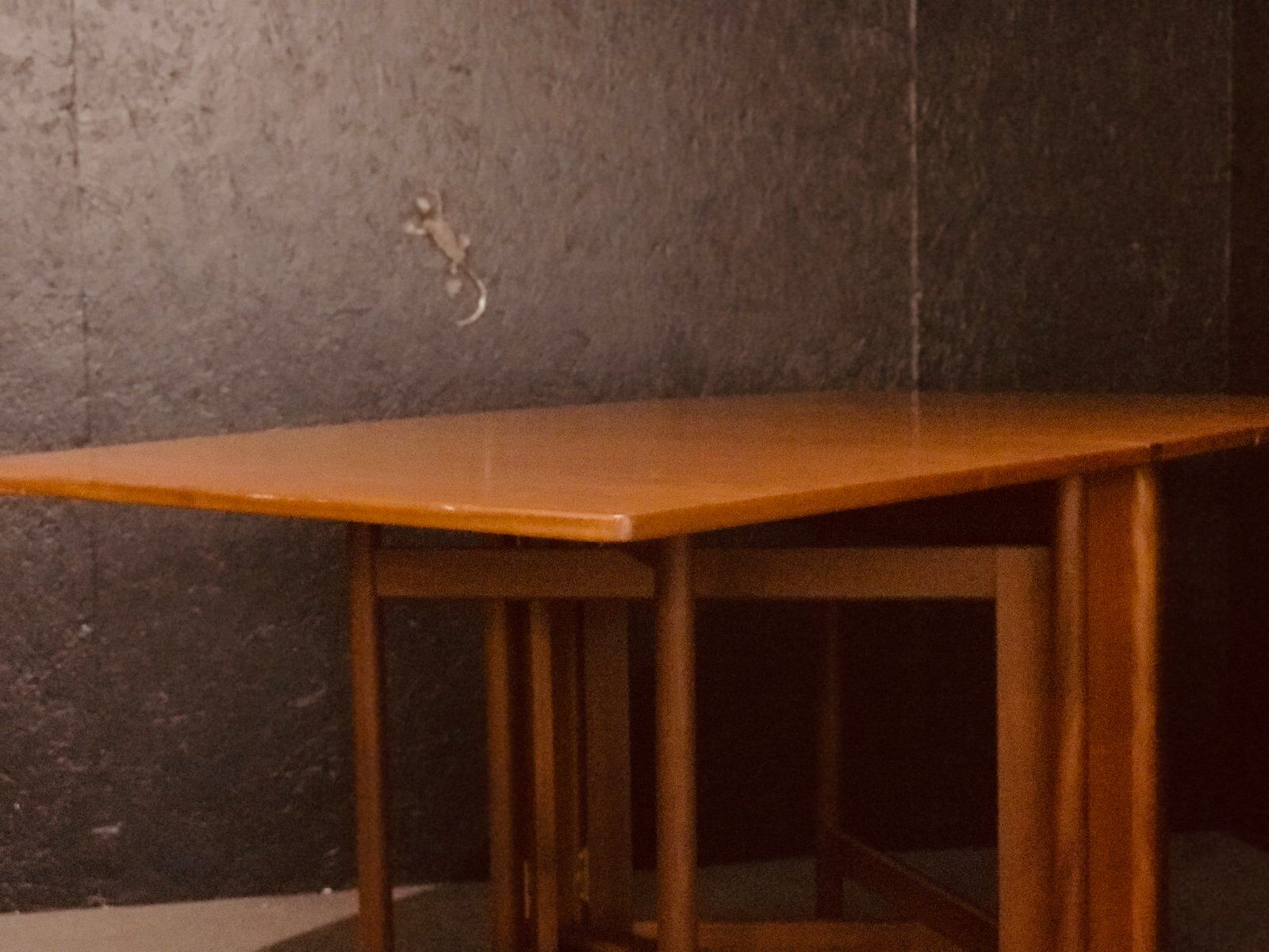 Mid-century teak folding table