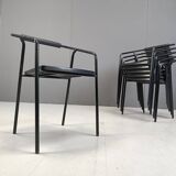 Chaises de salle à manger italiennes postmodernes par Lexis, années 1990