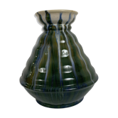 Vase  en gres flammé Desvres Fourmaintraux Delassus art deco 1920