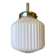 Pink Art Deco glass hanging lamp
