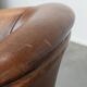 Comfortable club chair made of sheepskin leather