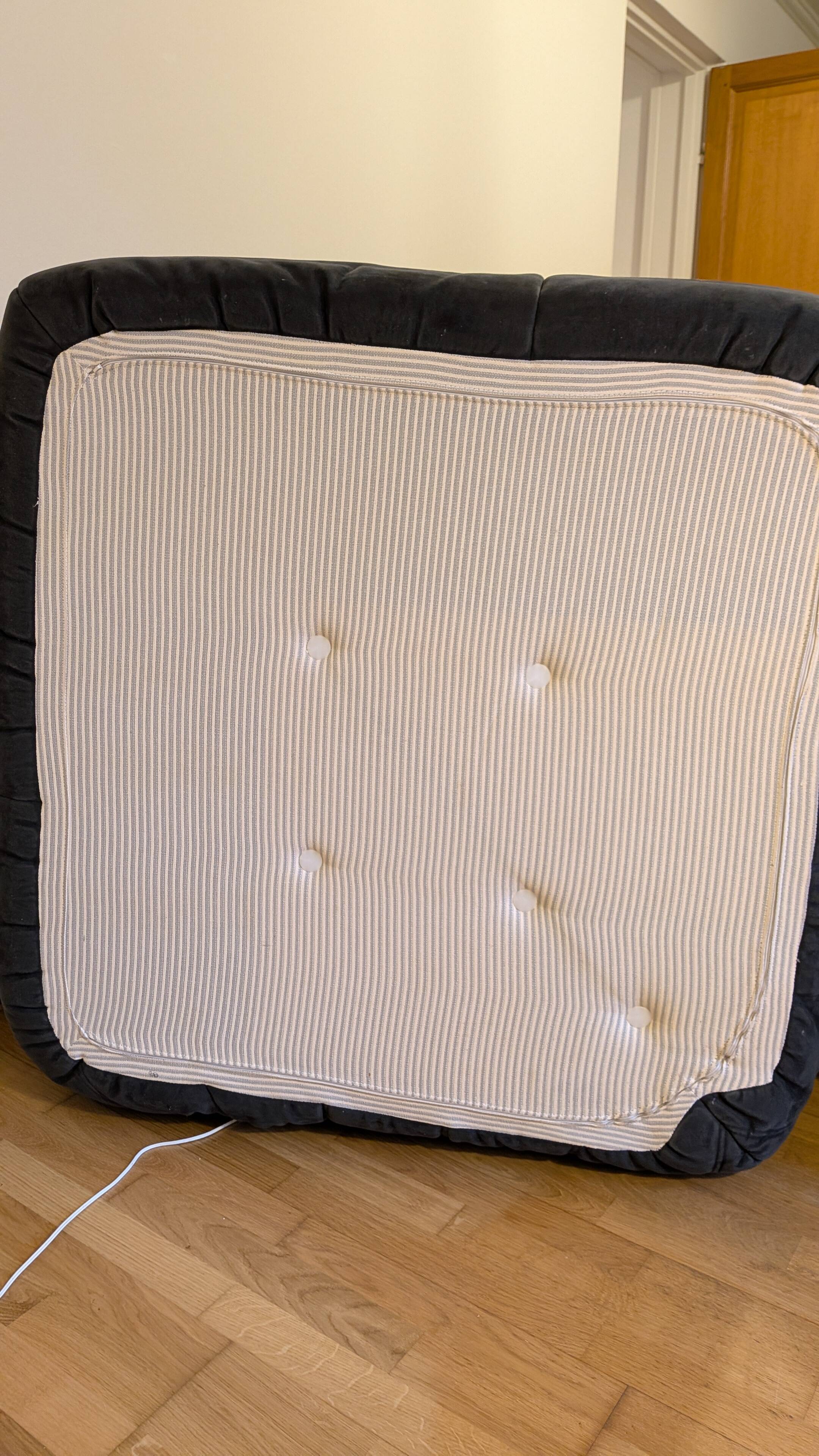 Togo corner sofa Ligne Roset – anthracite Alcantara