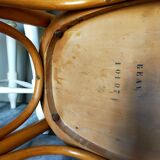 Chaise de bistrot en bois courbé Mahieu