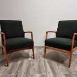 Restored pair of armchairs by Uluv