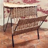Rattan table of the 50s