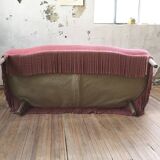 Banquette crapaud rose