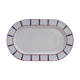 Oval dish in porcelain decoration Basque decoration