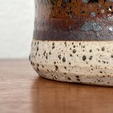 Bol de poterie danoise moderne du milieu du siècle par Erik Askholm, années 1960