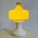 Sculptural Table Lamp In Green And Opal Glass By Dijkstra Lampen, The Netherlands 1960S