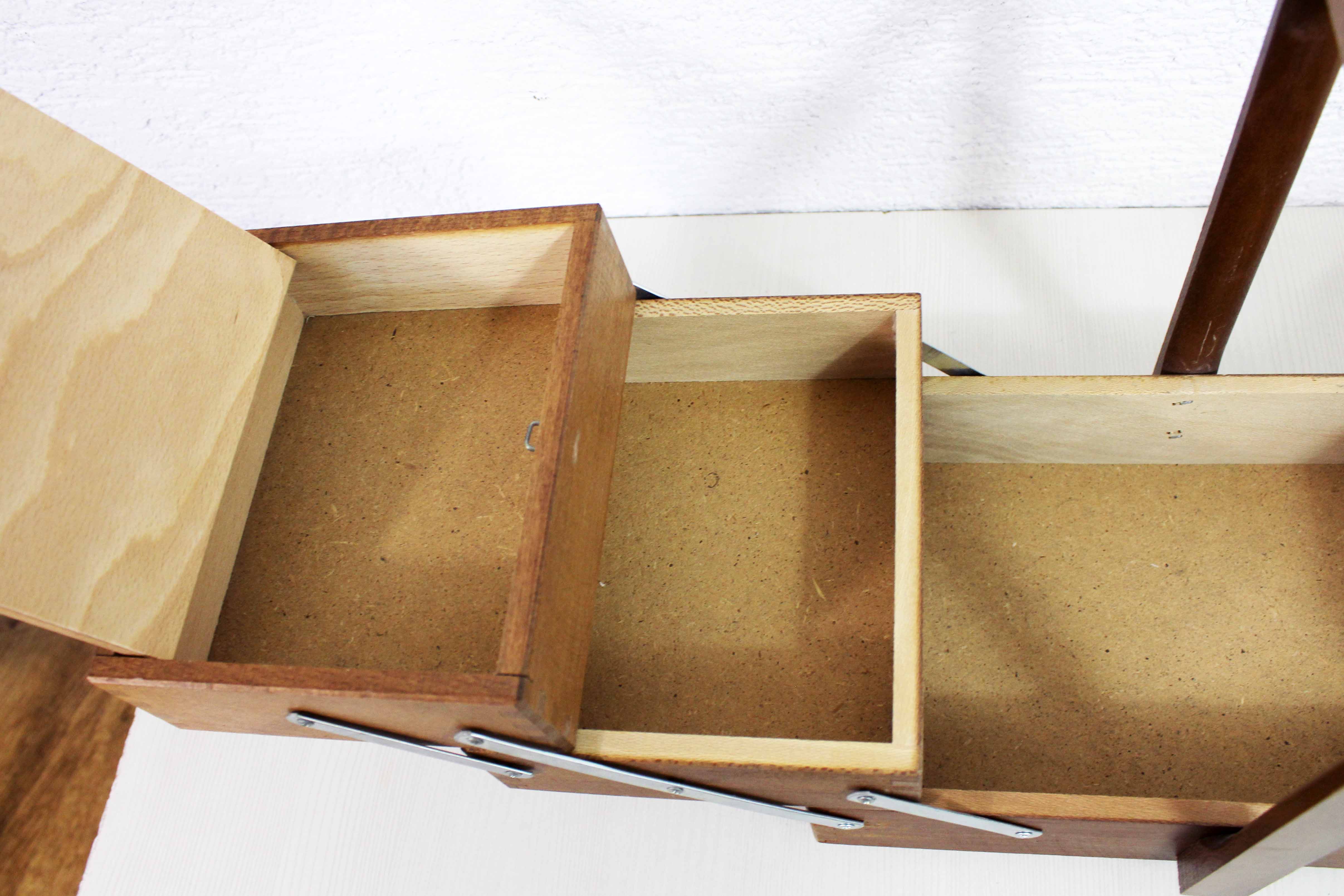 Vintage table sewing box
