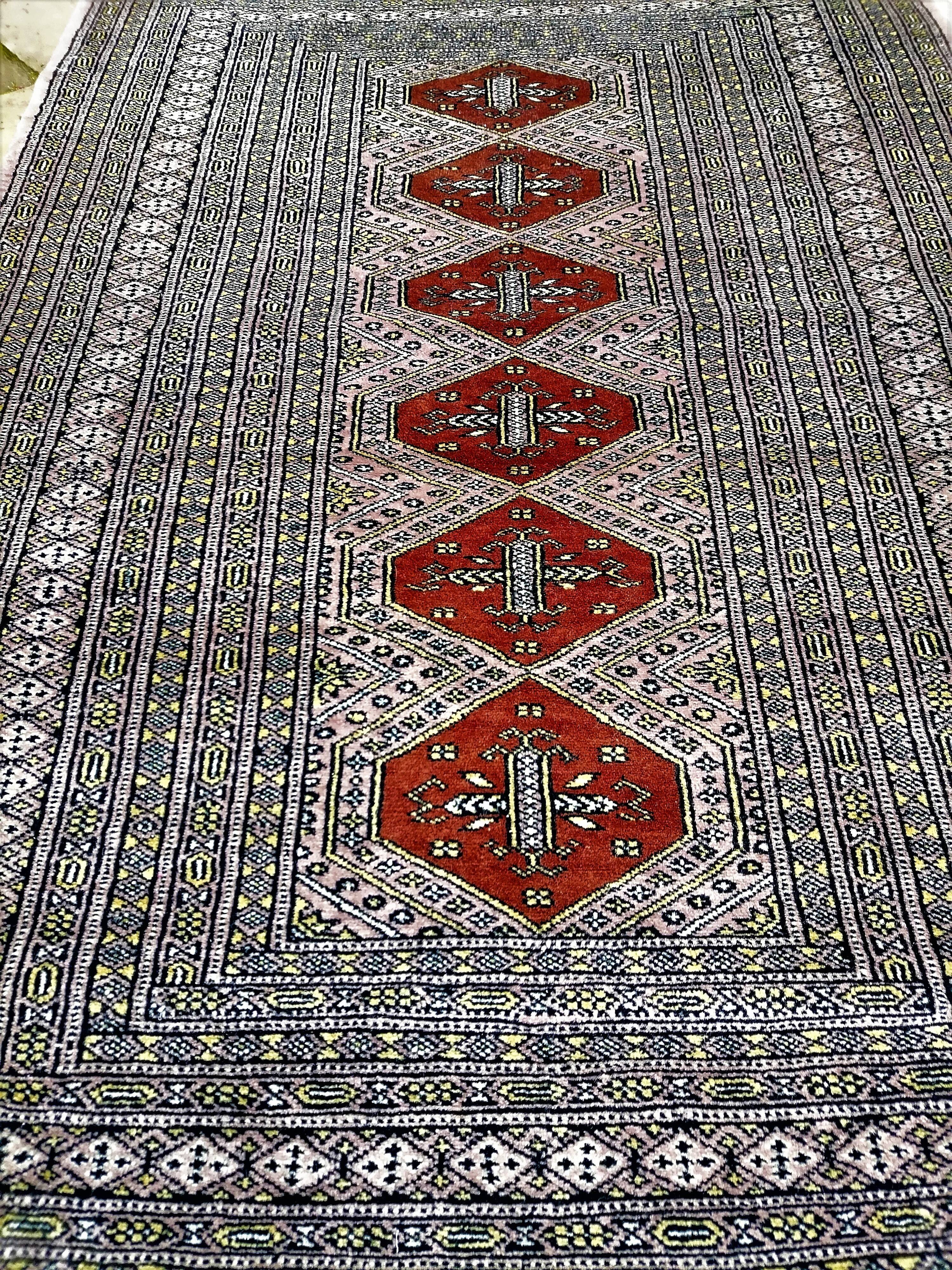 Ancien tapis oriental Pakistan 160 x 96 cm