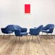 Ensemble de 4 fauteuils de direction par Eero Saarinen, Knoll International, Allemagne