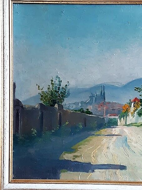 Landscape puydômois of j.bornot (xix-xxth)