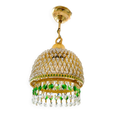 Luster en laiton et cristal