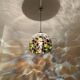 Large Colorful Murano Glass Pendant Lamp
